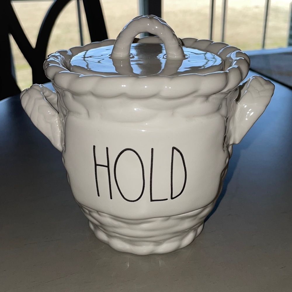 Rae Dunn Hold Container